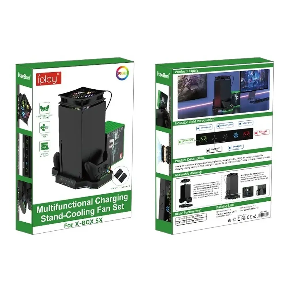 فن و پایه چند منظوره X-Series X آی پلی مدل IPLAY HBX-608 RGB؛ نمای 3