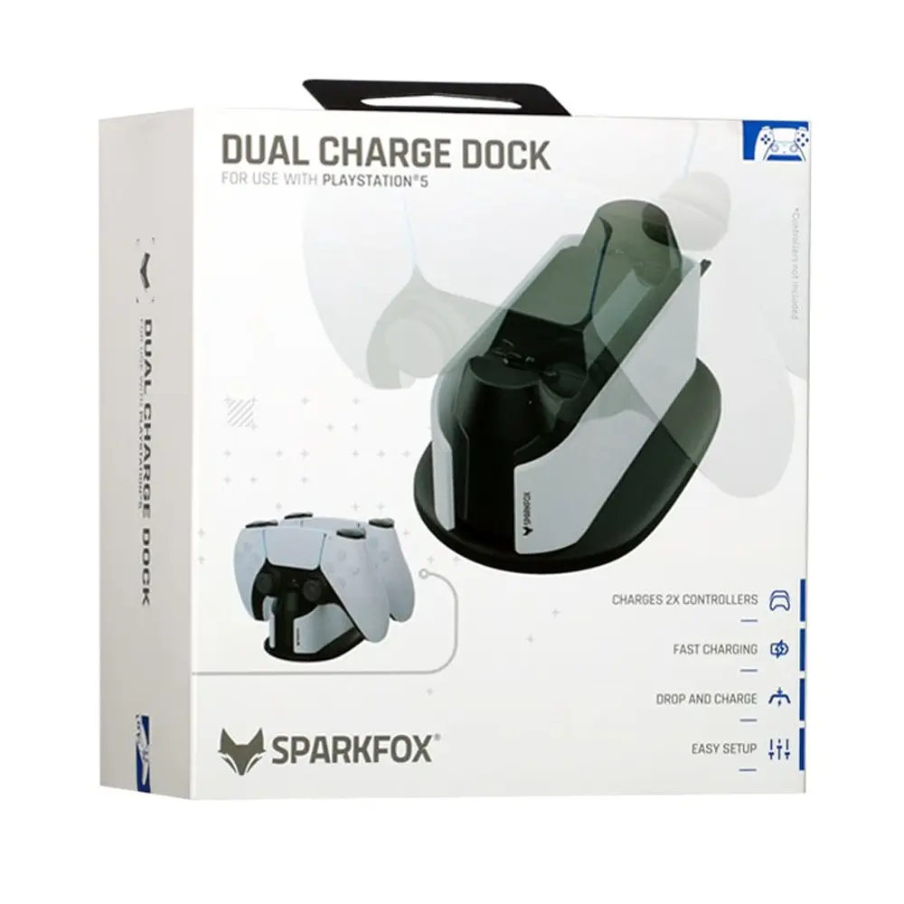 پایه شارژر دسته PS5 برند SparkFox مدل W20P504؛ نمای 1
