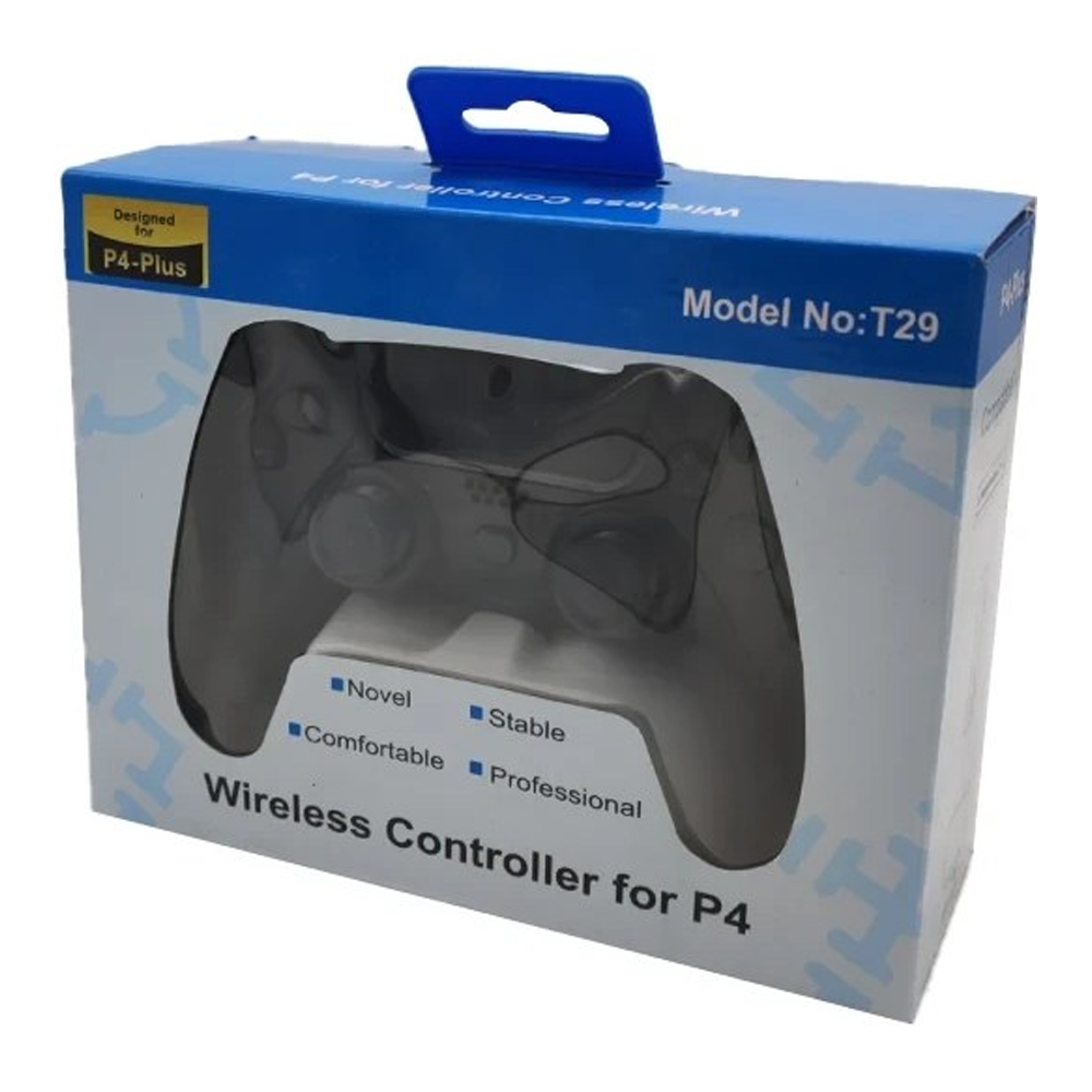 دسته PS4 طرح PS5 مشکی های کپی؛ نمای 1