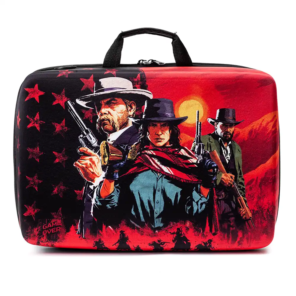 کیف PS5 FAT طرح Red Dead؛ نمای 3