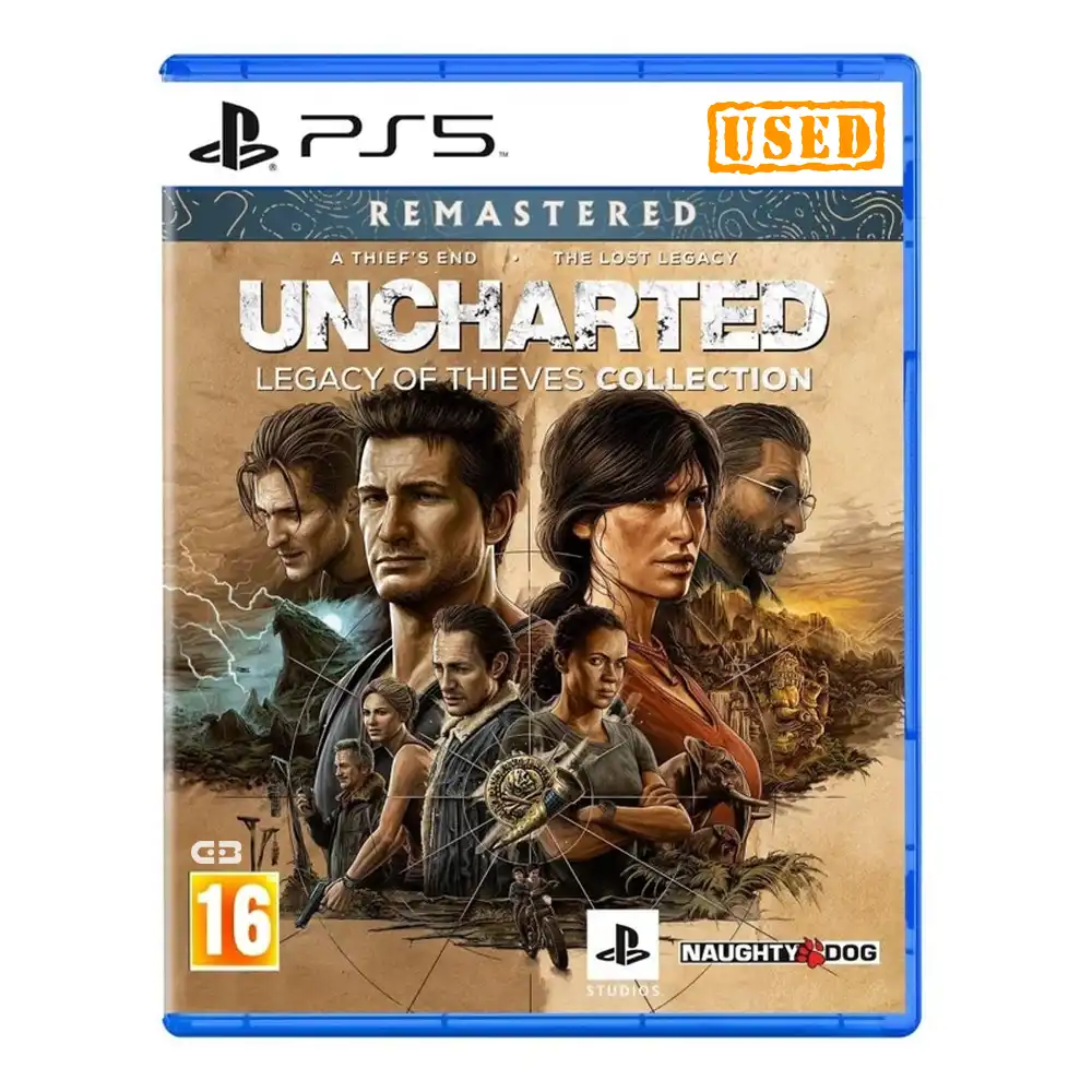 دیسک بازی Uncharted: Legacy of Thieves Collection برای PS5 کارکرده