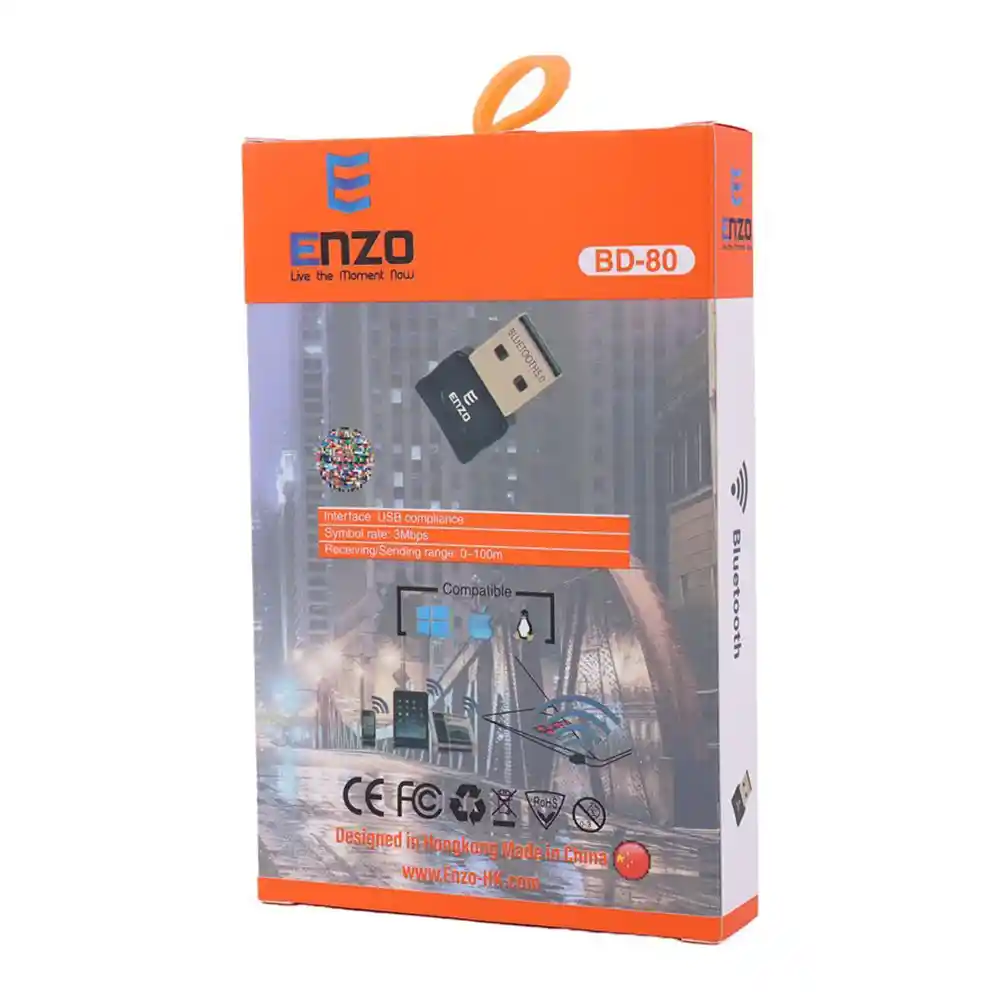 دانگل بلوتوث ENZO مدل BD-80؛ نمای 3