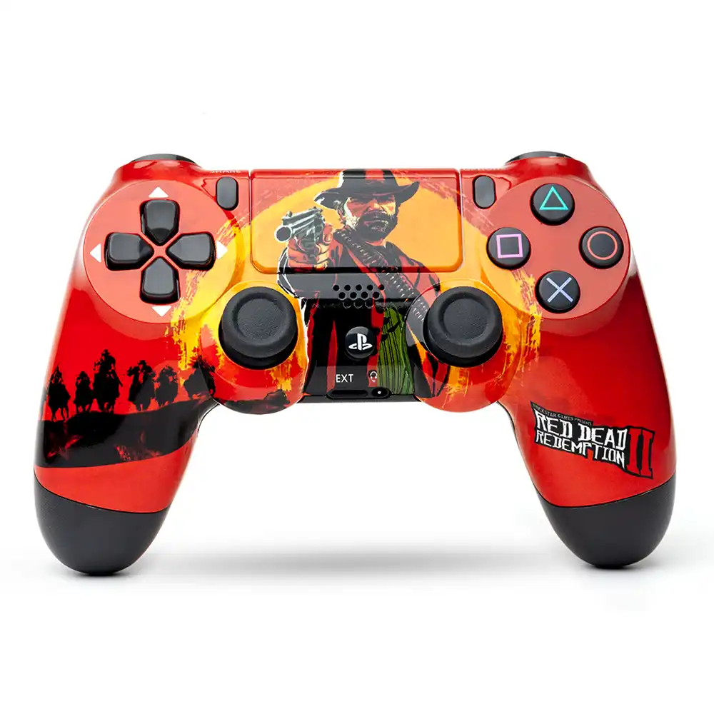 دسته PS4 طرح RED DEAD های کپی